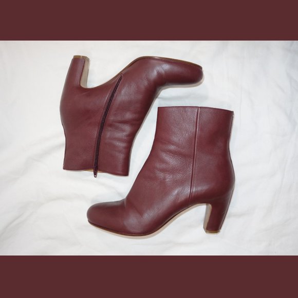 Martin Margiela Red Leather Boots - size 40 - Picture 9 of 11
